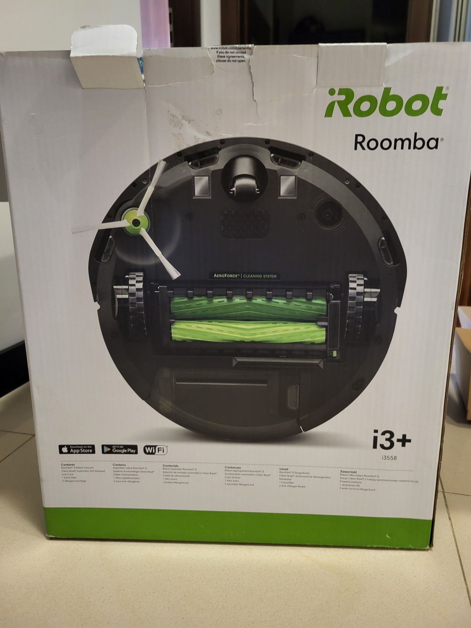 iRobot Roomba i3+ ze stacją i workami