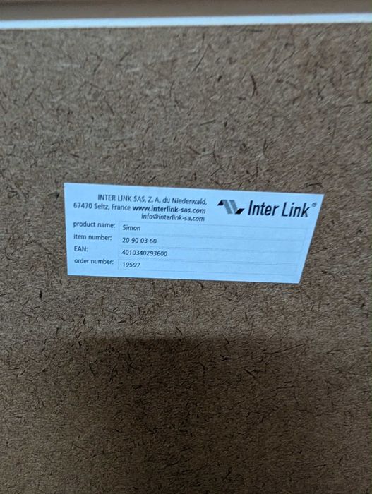 Inter Link – szafka na kółkach ,z 6 szufladami, szafka biurowy biała