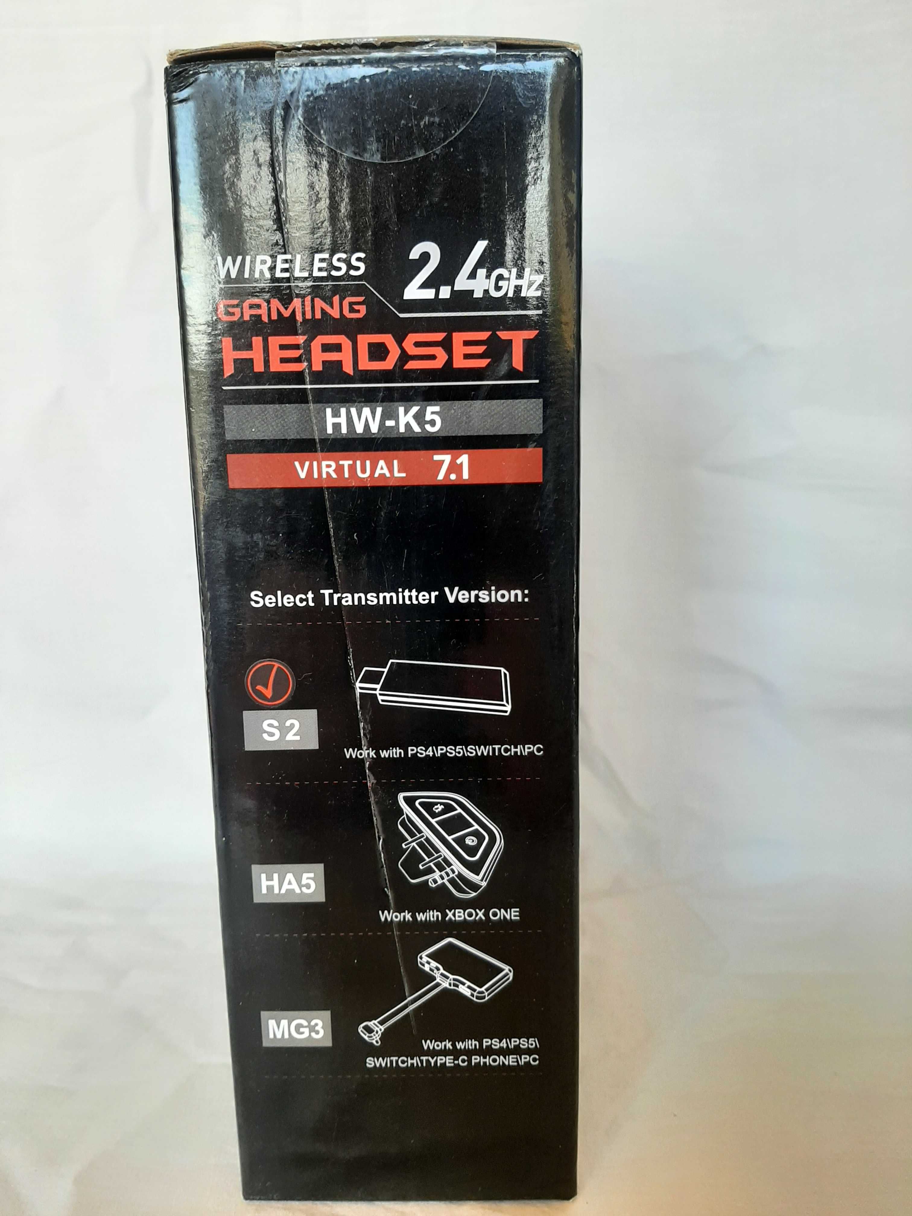 Słuchawki bezprzewodowe HUHD 7.1 HW-K5