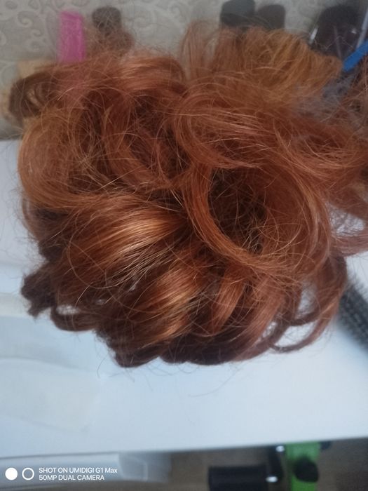 Резинка для волос из натуральних воло са