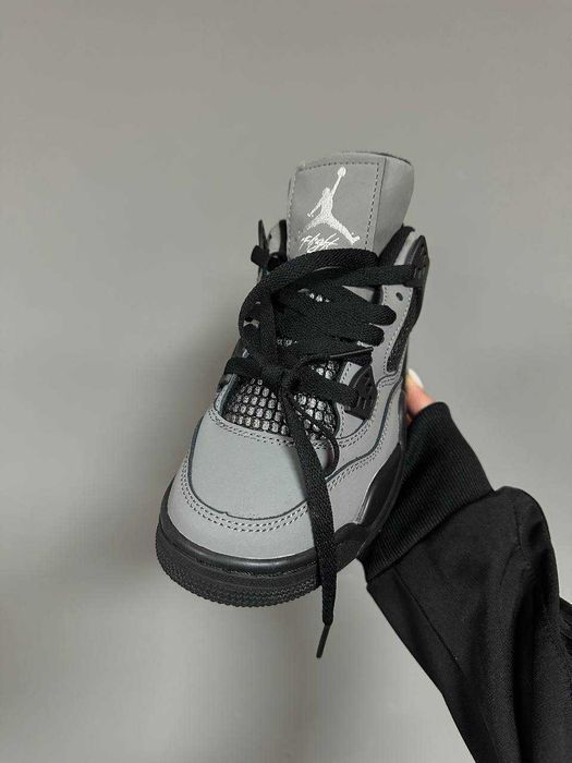 Кросівки Nike Air Jordan 4 x Cactus Jack Grey premium