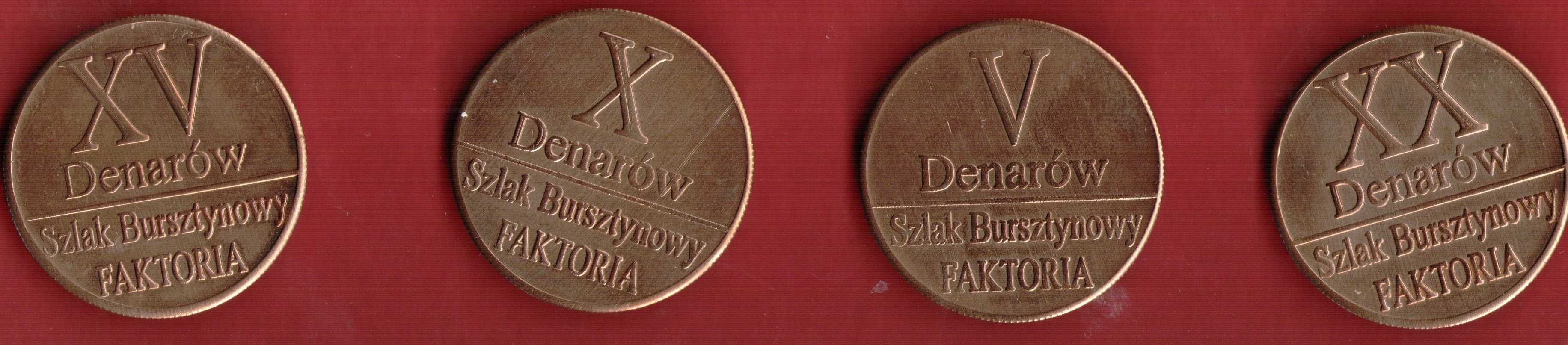 Denar Gdański V,X,XV,XX z Bursztynem  Nr.228