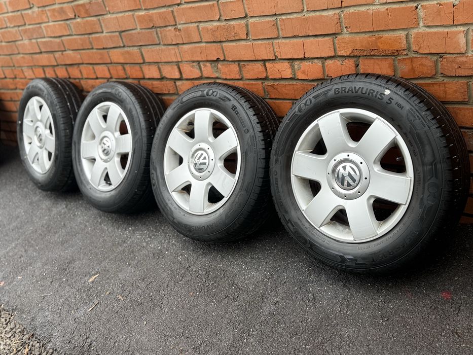 Комплект Диски резина літо Фольцваген Гольф Тоуран Каді Пасат R15 5112