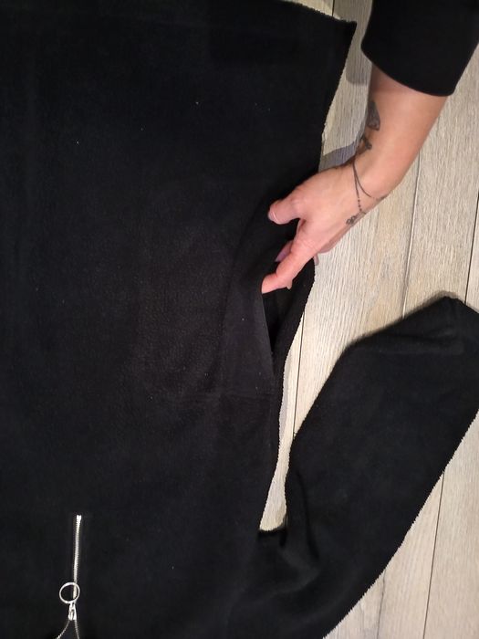 Długa bluzo sukienka polarowa