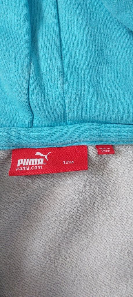 Bluza dresowa puma 12m niemowlęca dla chłopca