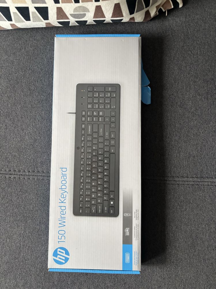 =Nowa klawiatura HP 150 Wired Keyboard przewodowa czarna=