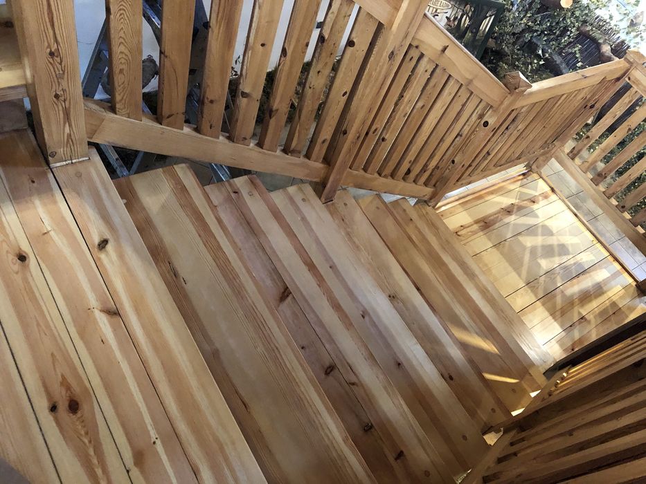 Bezpyłowe cyklinowanie podłóg, renowacja schodów i renowacja tarasów