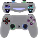 EXtremeRate P4LED02 Przyciski DTFS LED Kit do pada PS4 Zestaw RGB LED