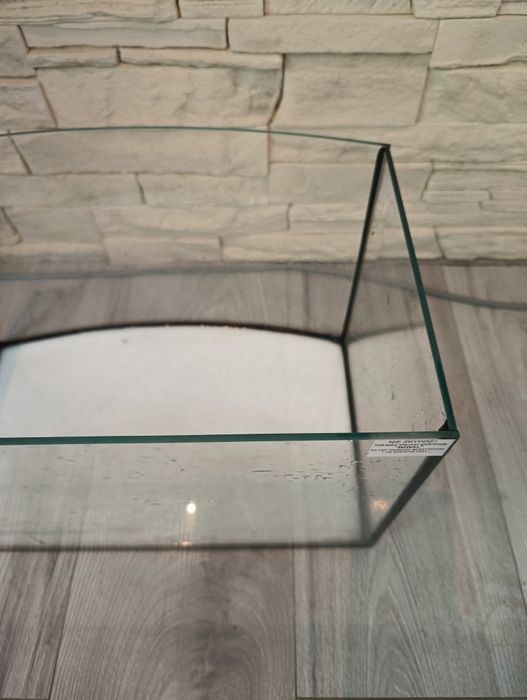 Akwarium z owalnym przodem dla żółwia rybki akwariowe 40x25 25L owal