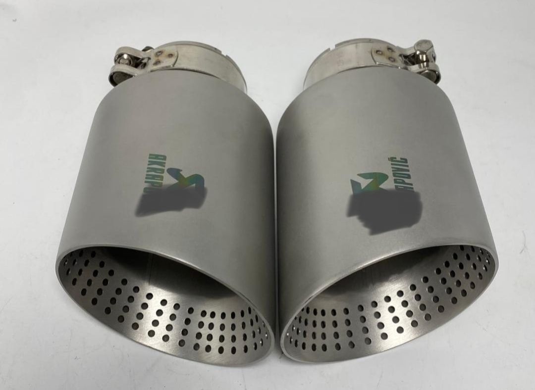 Ponteiras style akrapovic inox