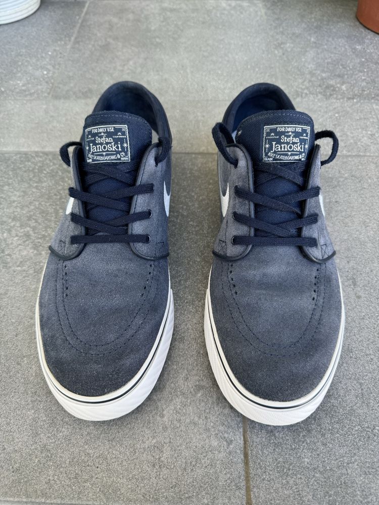 Nike SB Zoom Stefan Janoski Obsidian Wolf Grey Black White