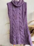 Pulower sweter S fioletowy moherowy