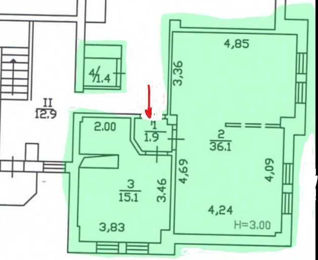 Оренда офісу, складу та інше, нф, 55 кв.м, ремонт, метро