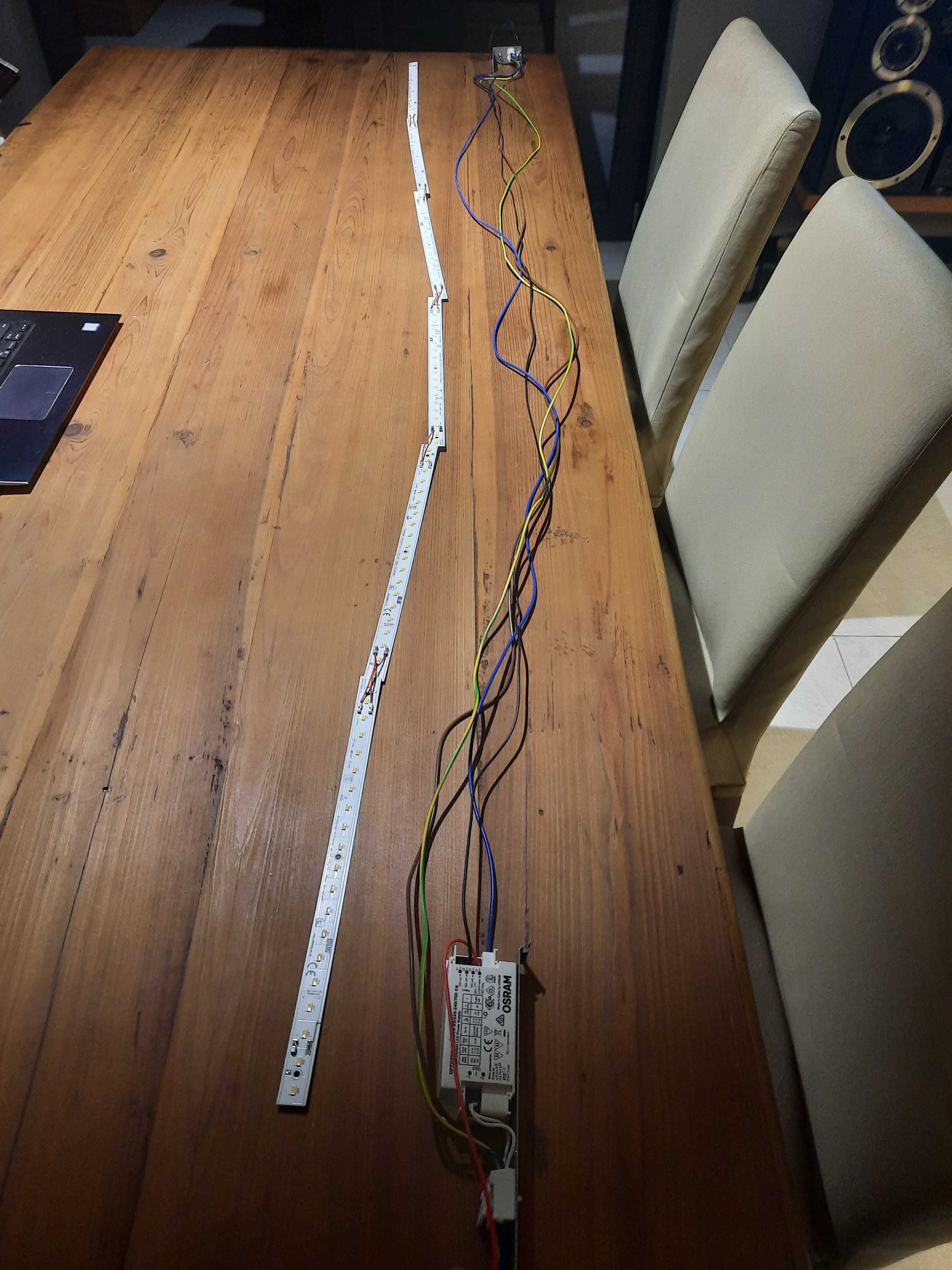 Taśma led 2 metry z zasilaczem OSRAM prąd stały - 10 szt za 100 zł