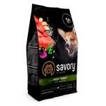 Сухий корм для собак Savory All Breed Sterilised Fresh 3 кг - індичка