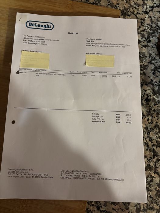 Máquina de Café automatica Magnifica S ECAM22.110.B