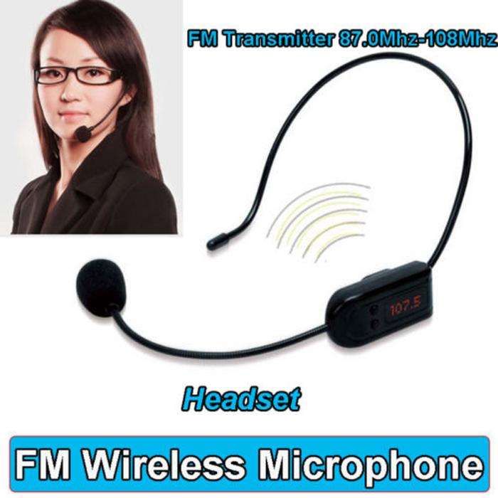 Microfone de Rádio para Altifalante FM Sem Fio.