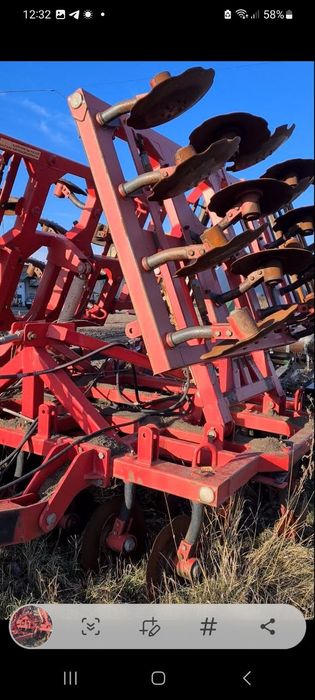 Борона дискова ANTARES 6х4 (причіпна, 60 дисків-ромашка