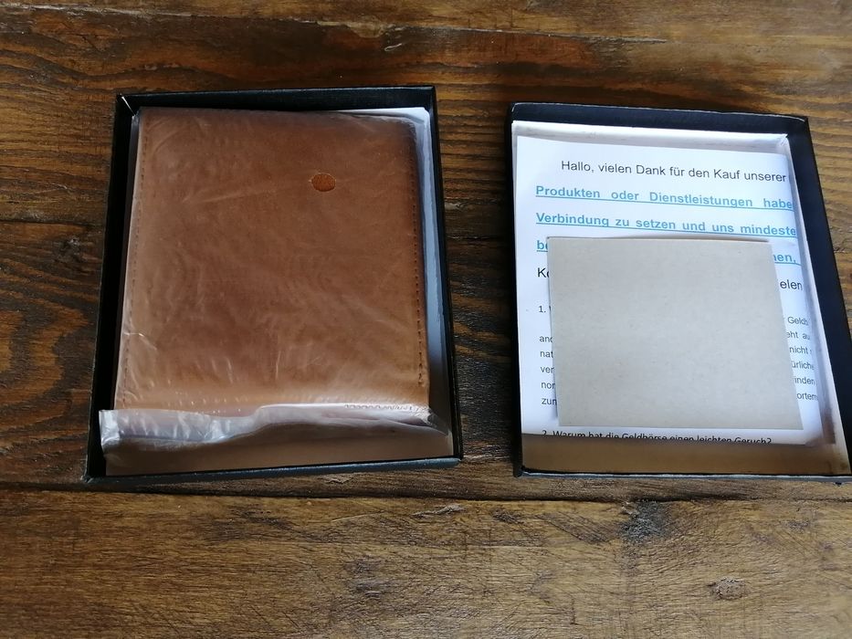 Carteira masculino de pele verdadeira