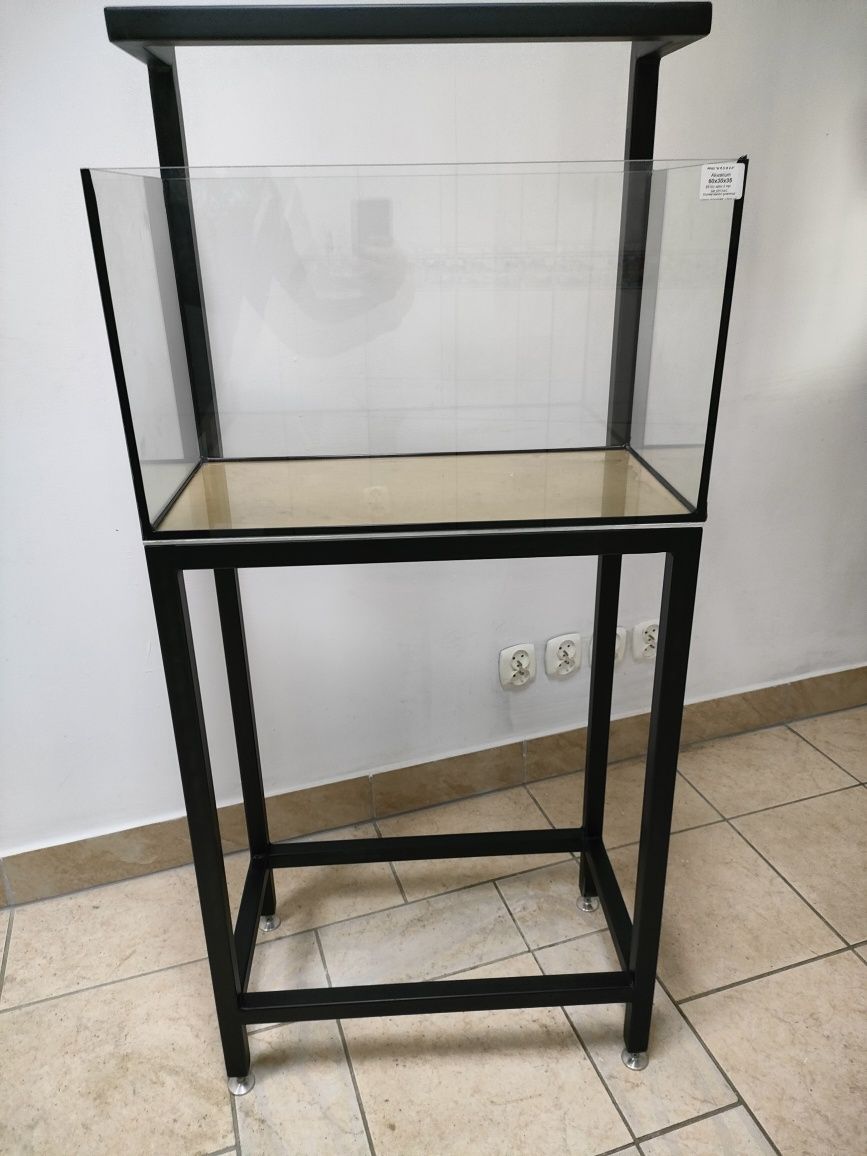 Akwarium 60L Loft  na metalowym stelażu