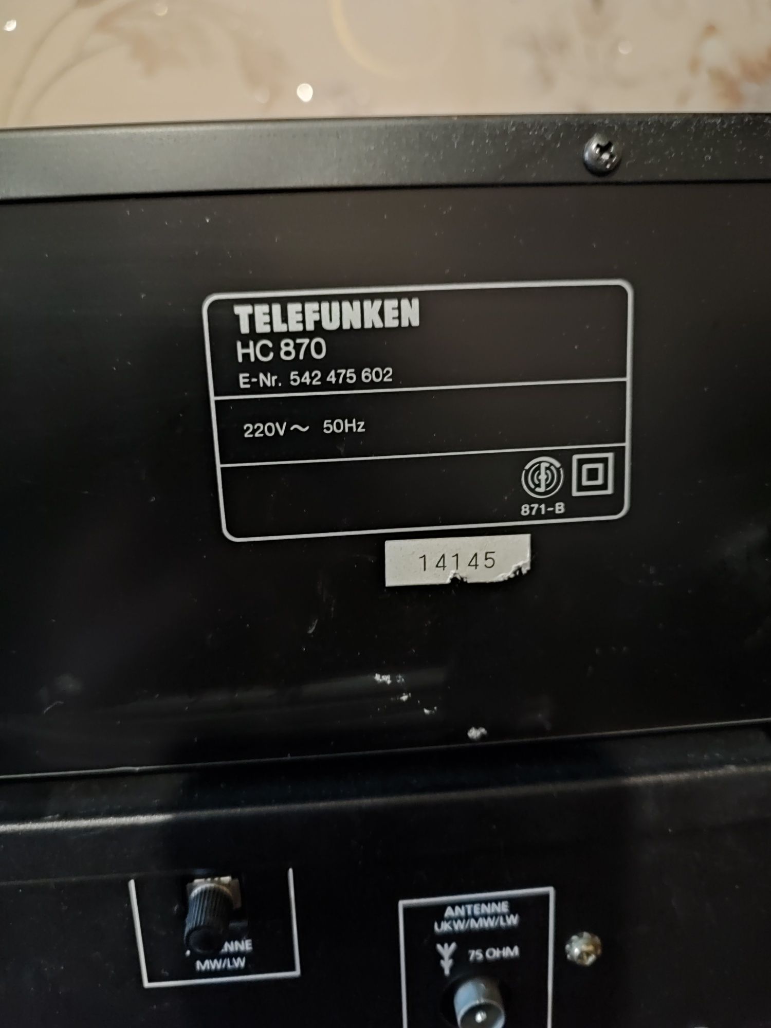 Стойка telefunken.