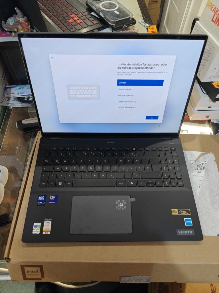 Acer Swift 16 AI SF16-51T-70HQ Ultra 7 32GB/1TB..Nowy gW.. PAT-KOM 
 C