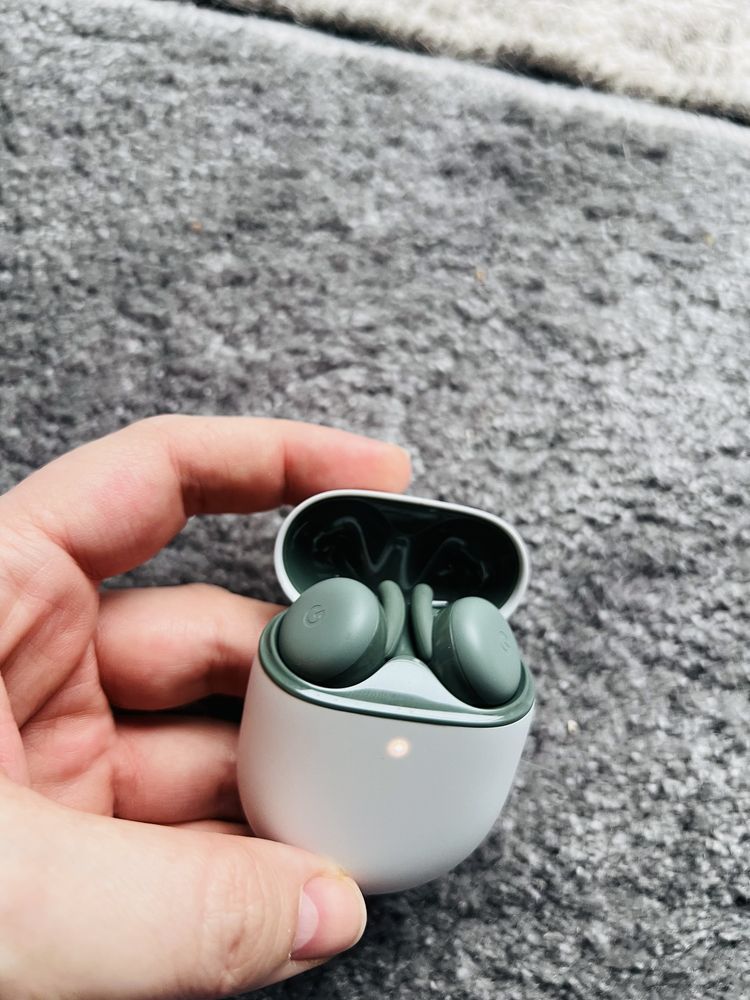 Sluchawki bezprzewodowe google pixel buds-a oliwkowe bluetooth