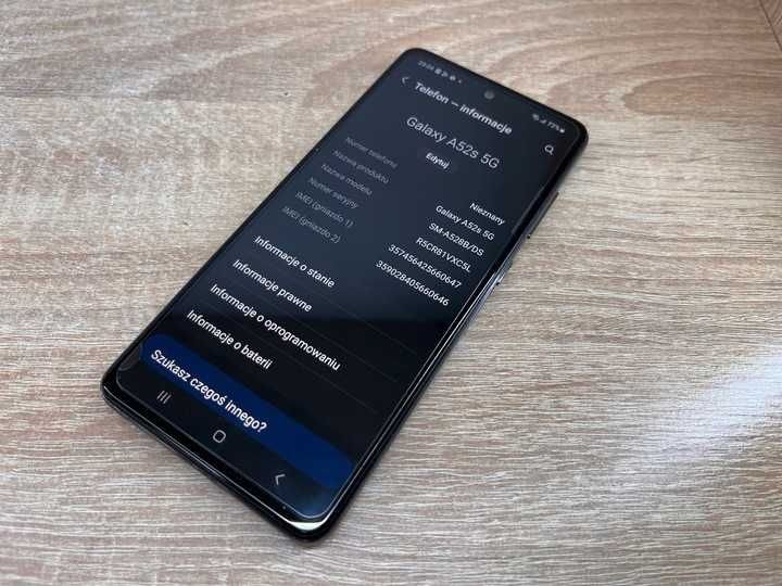 Smartfon SAMSUNG Galaxy A52s 5G 6/128GB 6.5" 120Hz