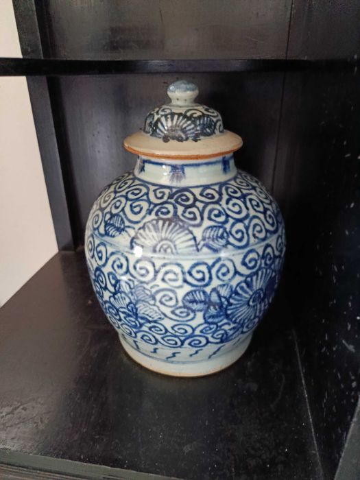 Pote Porcelana Chinesa Séc XVIII 24 cm