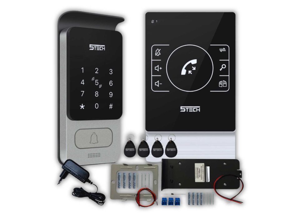 DOMOFON 5TECH Echo One Głośnomówiący Dwużyłowy Furtka Brama WYPRZEDAŻ