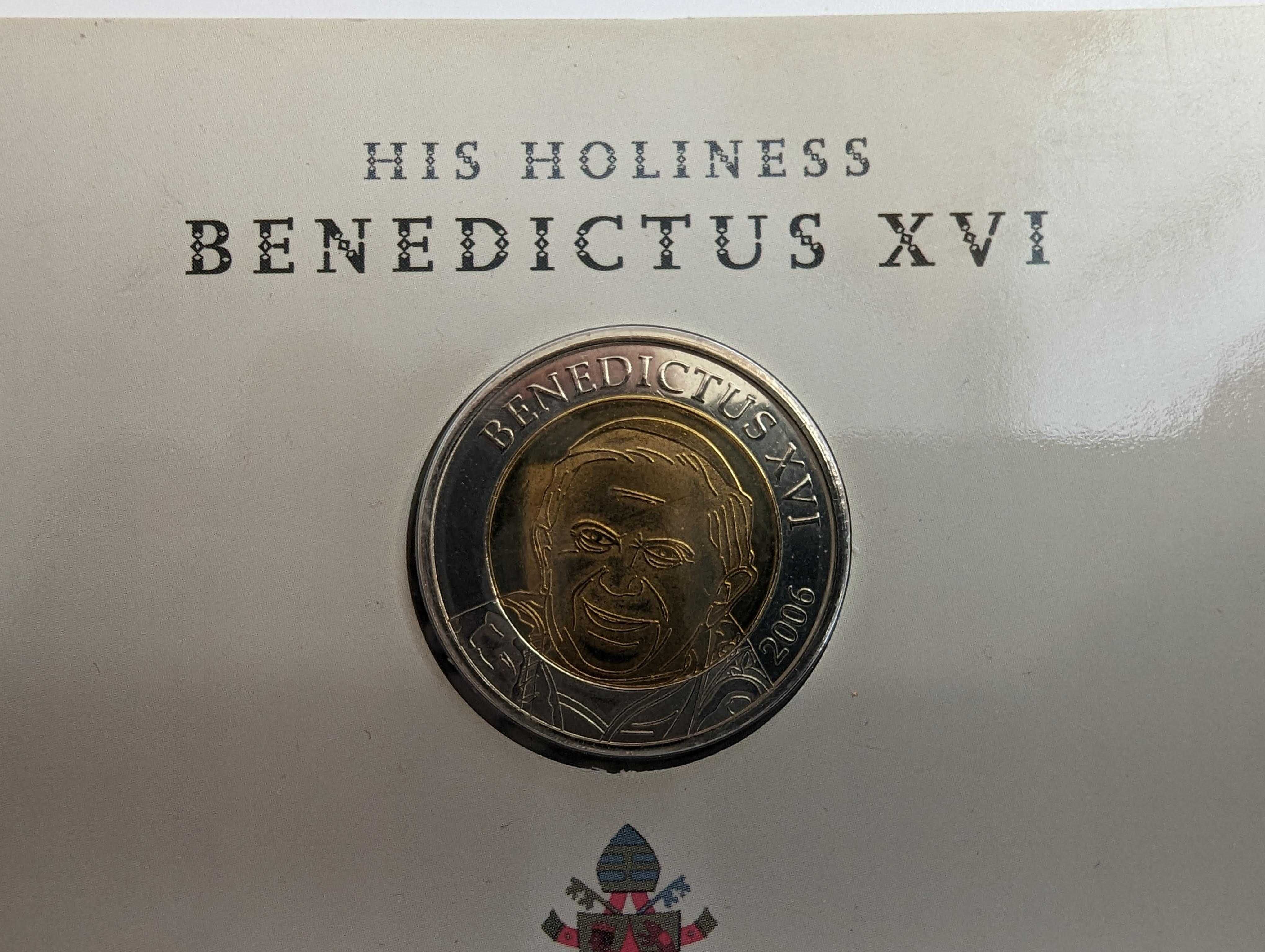 2 sztuki 2 euro monety pamiątkowe 2 Rembrandt, Benedykt XVI