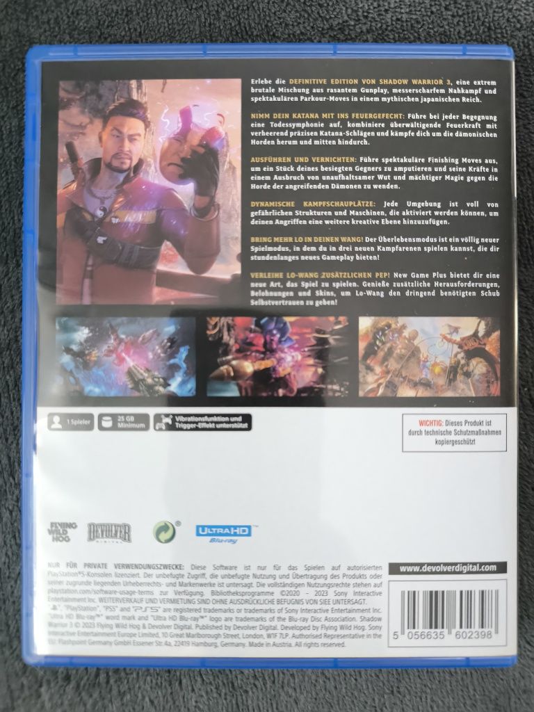 Ps5 Shadow Warrior pl możliwa zamiana