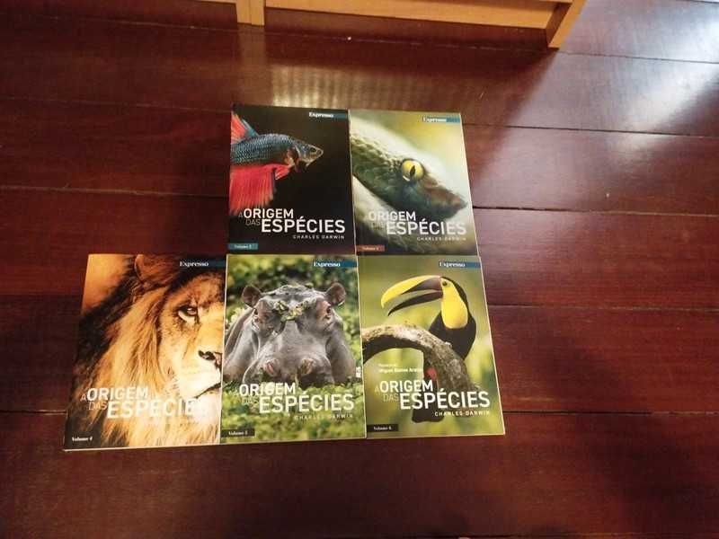 Coleção "A Origem das Espécies" de Charles Darwin