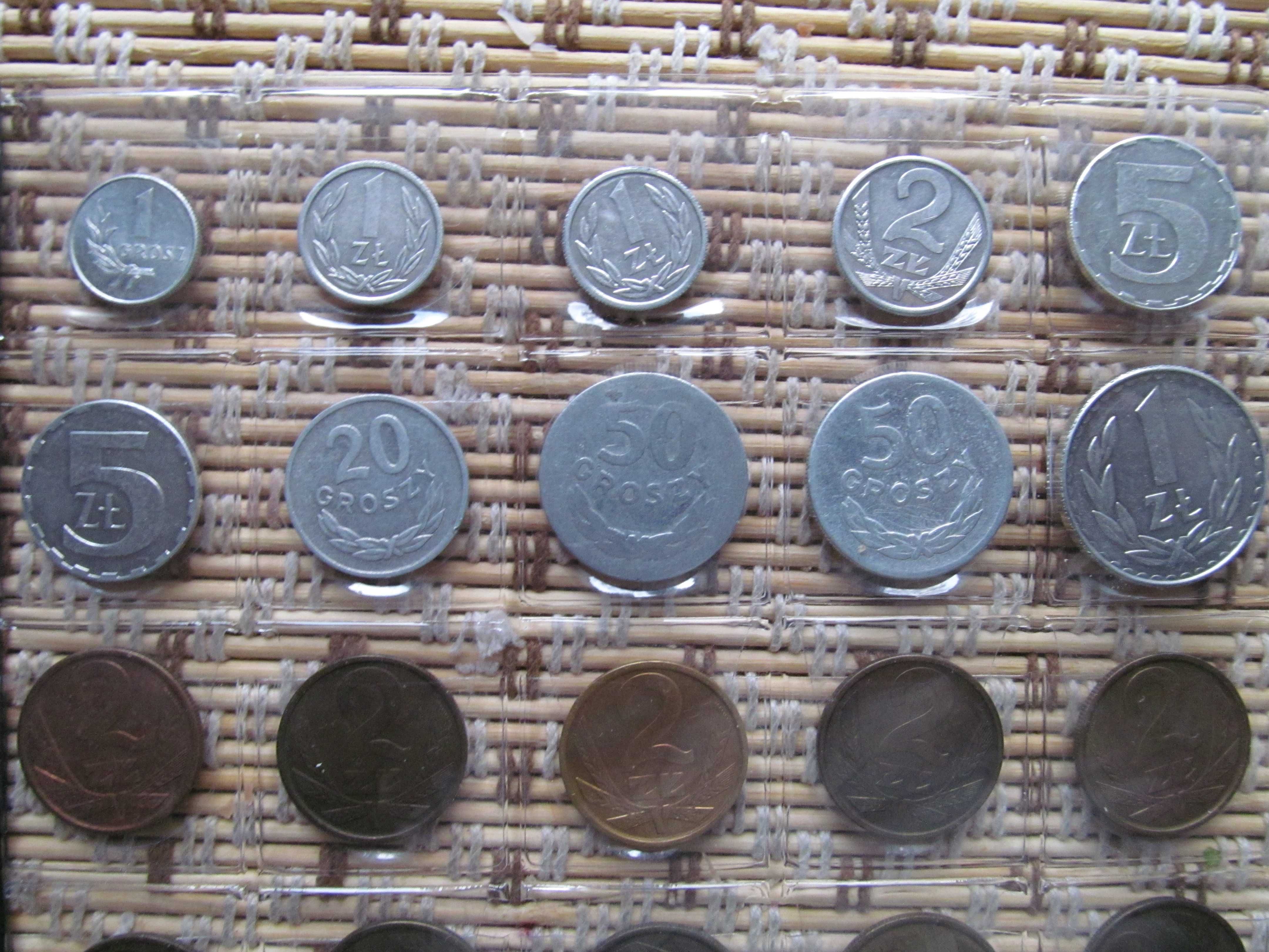 Monety PRL - zestaw 43szt