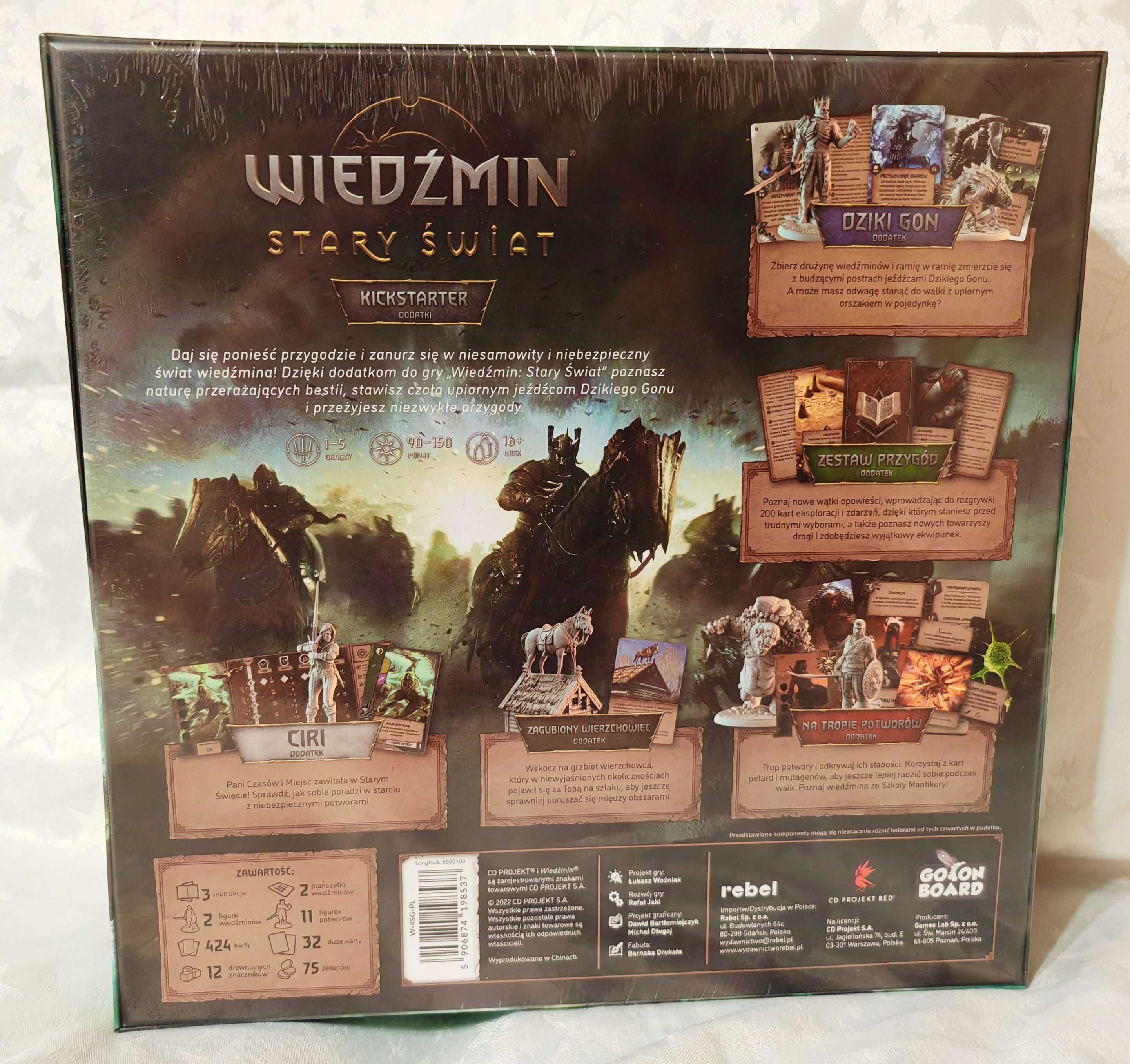Wiedźmin Stary Świat Kickstarter Exclusive Ciri Box PL [FOLIA]