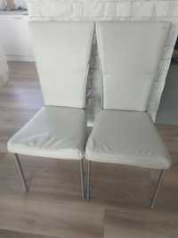 Krzesła stołowe ecru