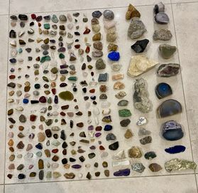 Minerały i skamieliny - duża kolekcja