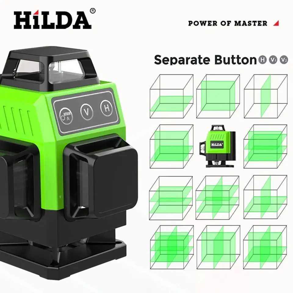 Лазерний рівень MINI Hilda 4D 16 ліній