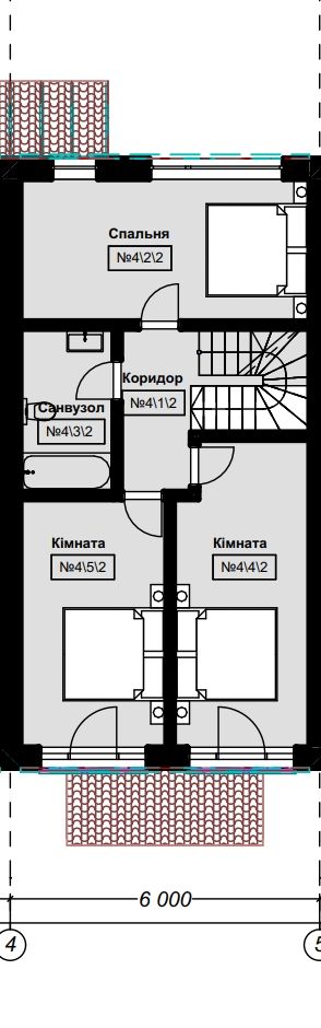 Таунхаус з терасою в Бучі, біля парку