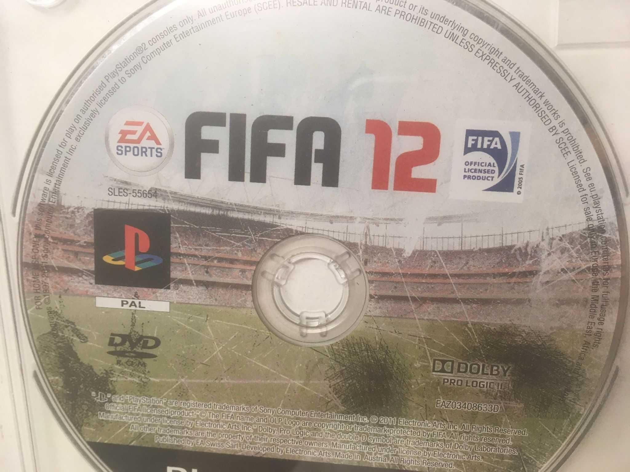 PS2 - Fifa 2012 (só CD)