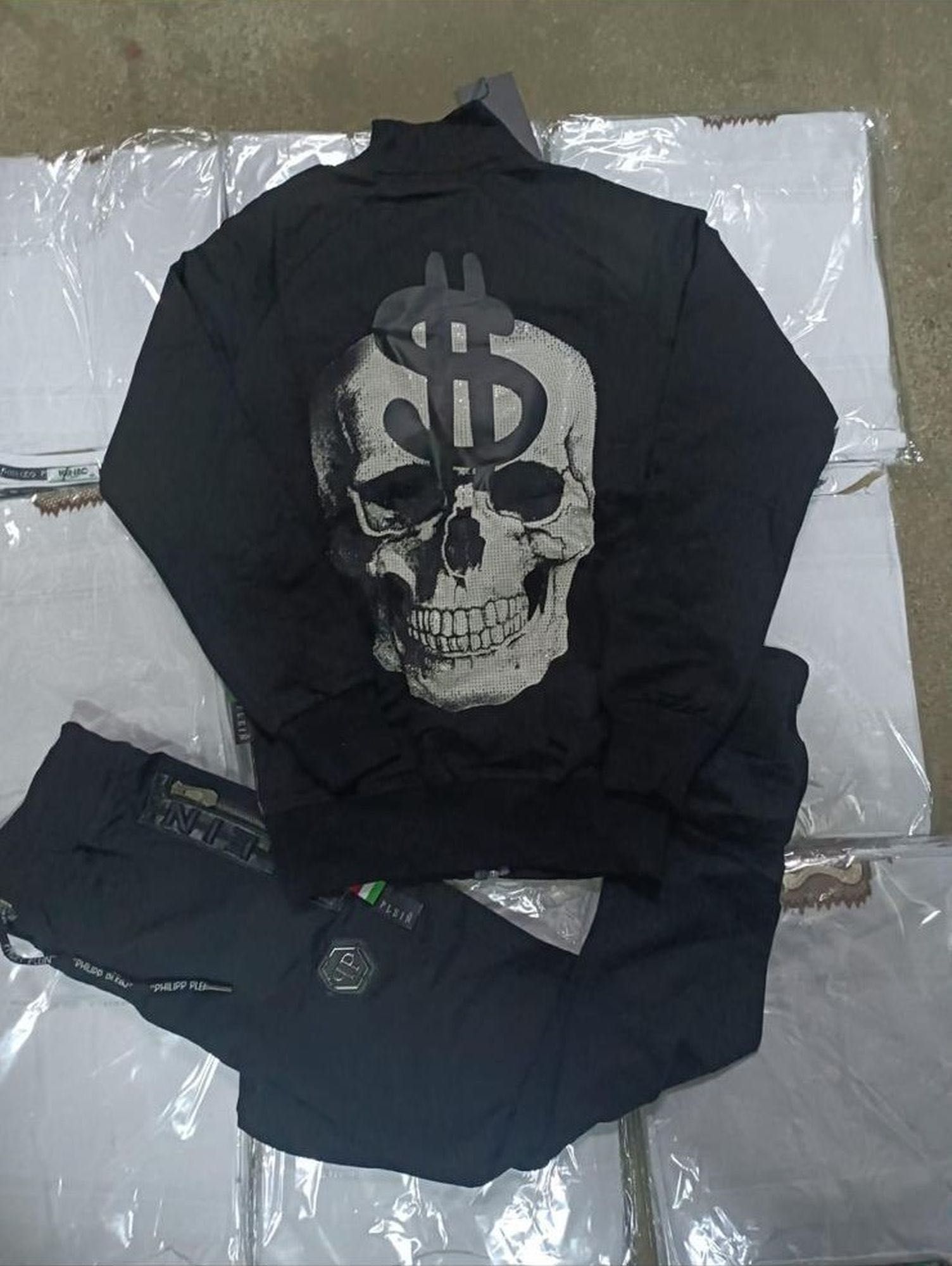 Komplety dresu  Philipp Plein męskie komplet dresu Czarny PP