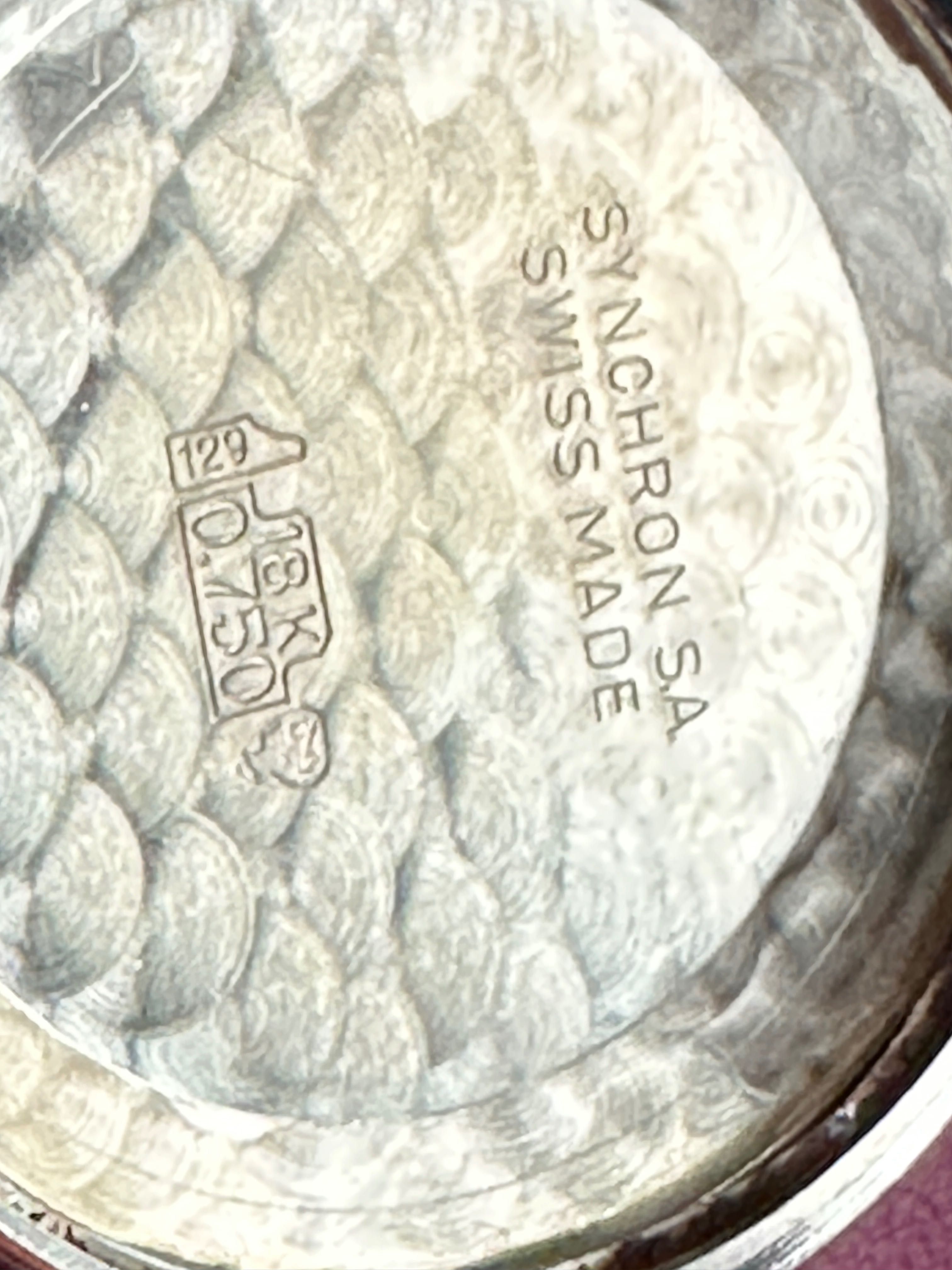 Złoty zegarek Doxa automatic złoto próba 750