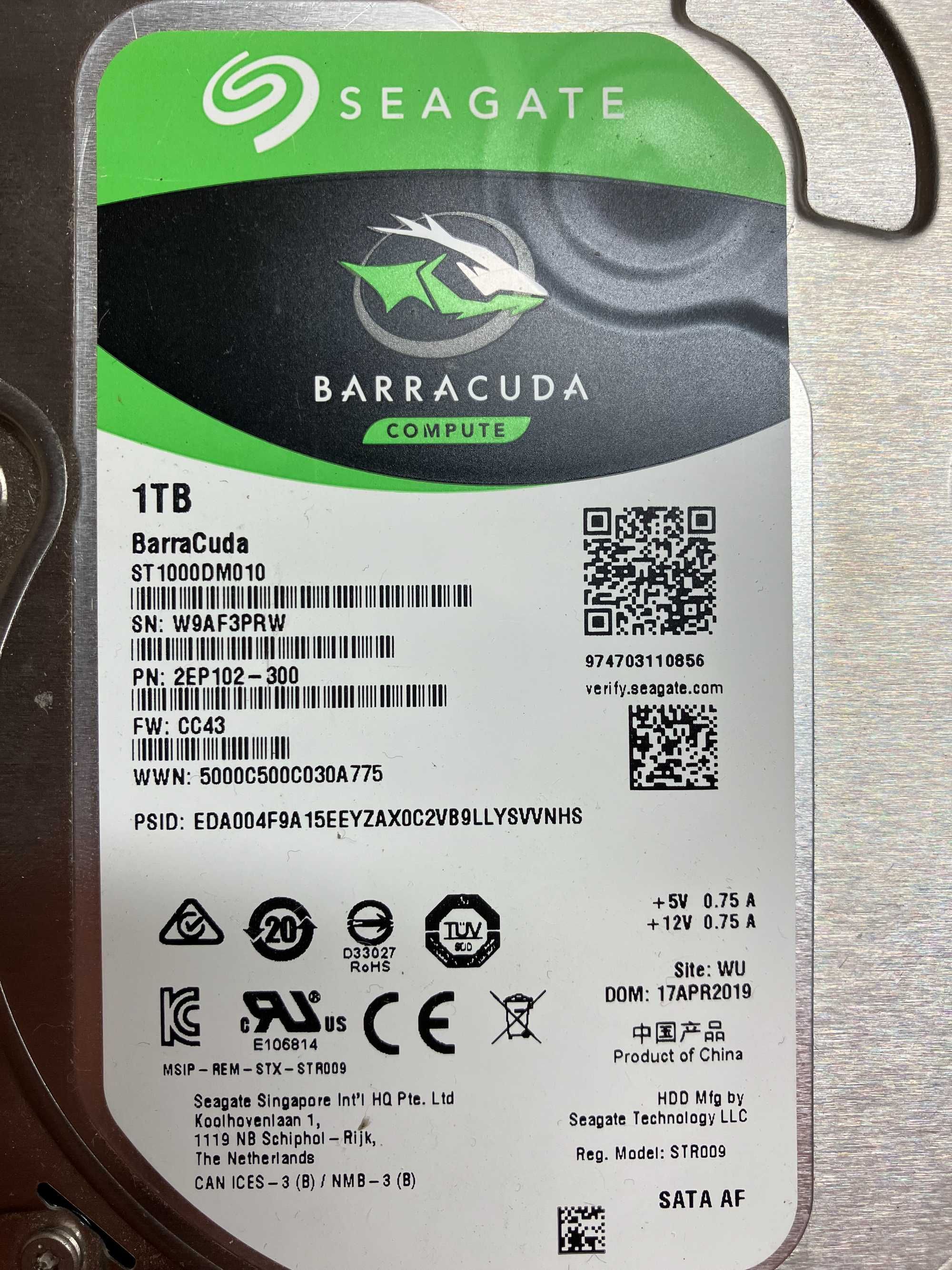 HDD Seagate Barracuda 1Tb