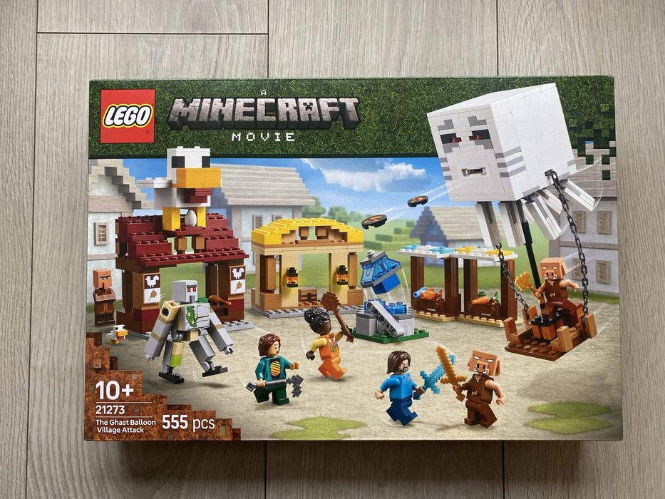 Nowe Lego Minecraft - Atak balonowego Ghasta na wioskę 21273