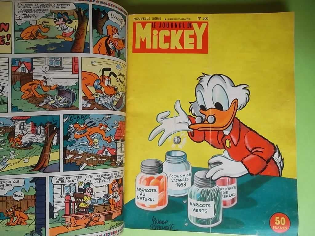 O RATO MICKEY - Volume Encadernado dos anos 50