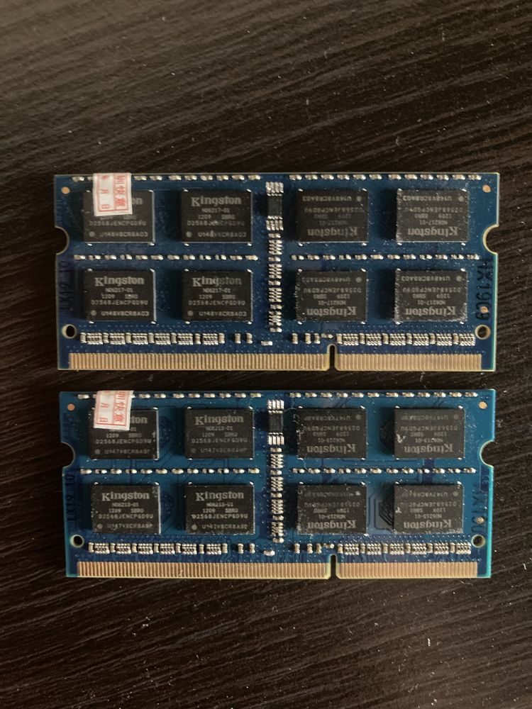 Оперативная память Kingston SODIMM DDR3-1333 4096MB PC3-10600