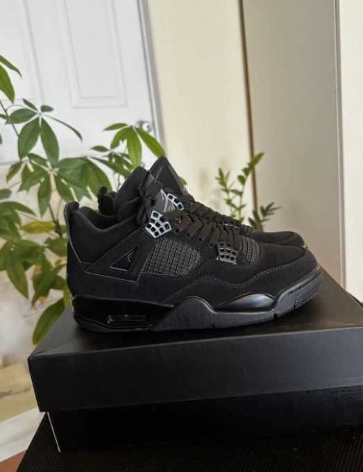 New Nike Air Jordan 4 Retro Black Eu 41