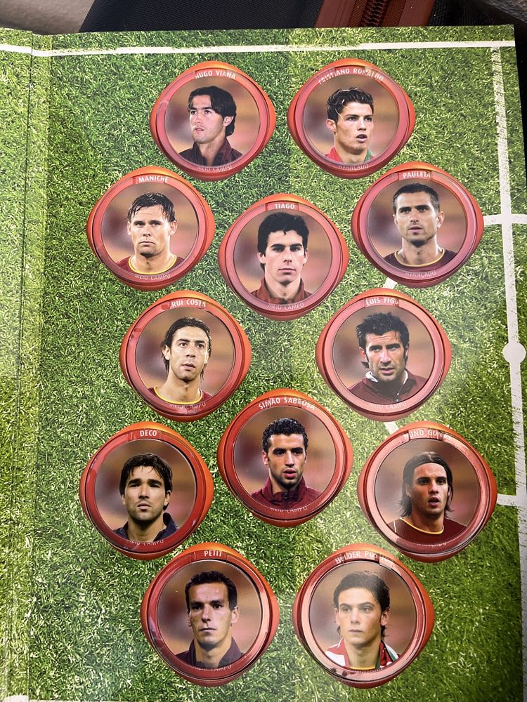 Vendo caderneta da selecao portuguesa euro 2004