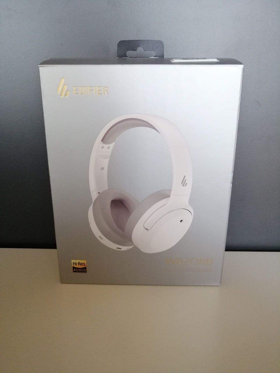 Słuchawki bezprzewodowe Edifier W820NB Bluetooth biały szary