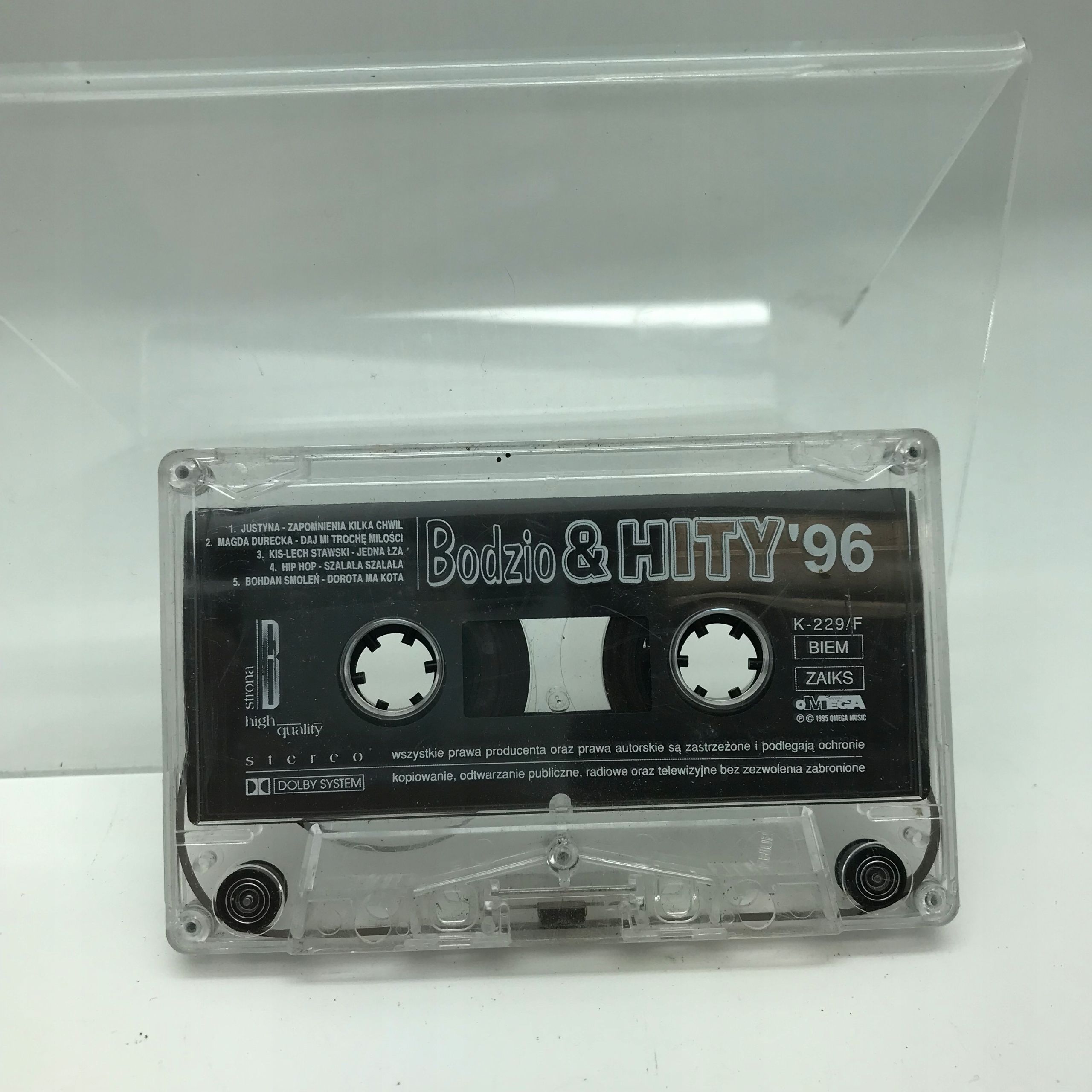 kaseta - bodzio - bodzio & hity '96